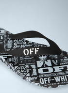 Off-White Off Stamp Flip Flops