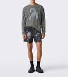 Satisfy Printed technical shorts
