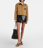 Balenciaga Leather skort