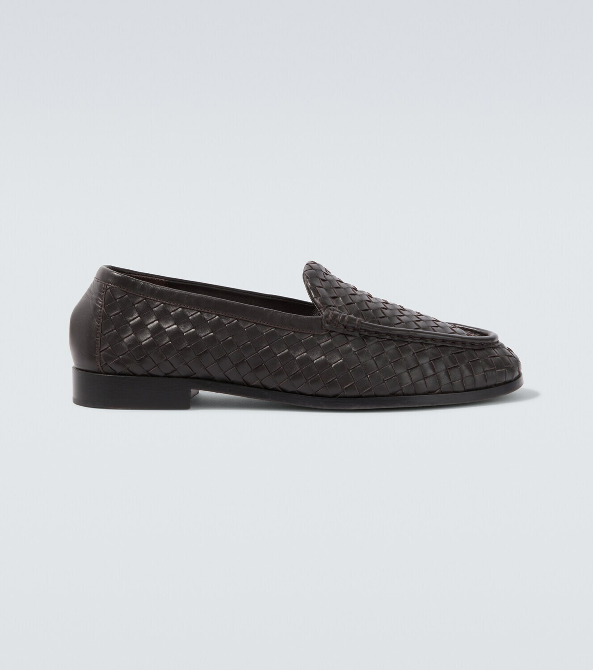 Bottega Veneta Silenzio Intrecciato leather loafers