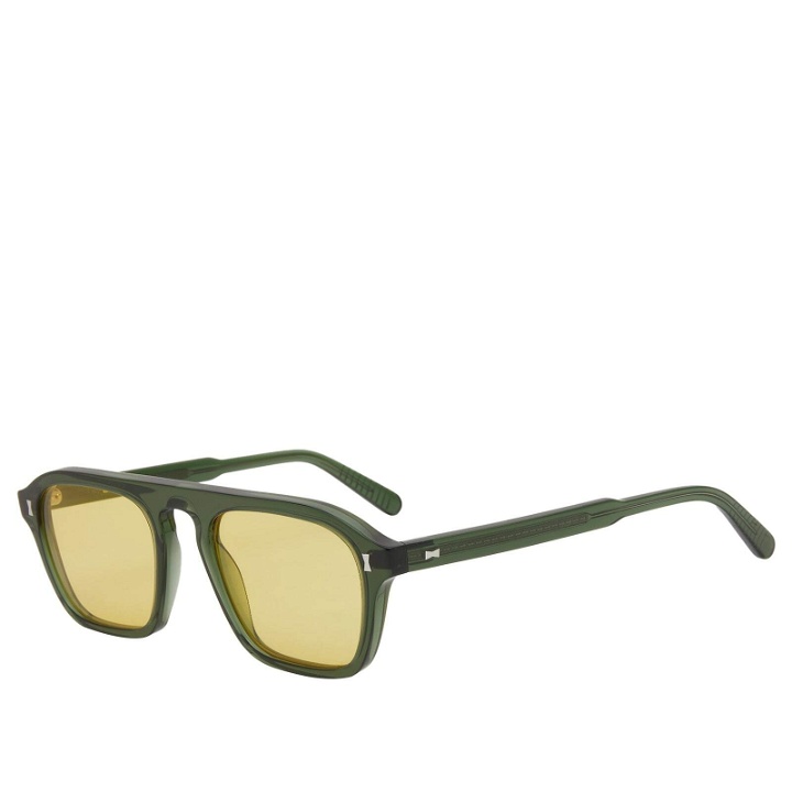 Photo: Cubitts Men's Hemingford Sunglasses in Celadon/Yellow 