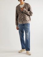 Rag & Bone - Leopard-Jacquard Cardigan - Brown