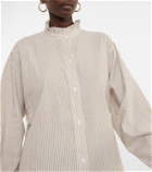 Marant Etoile Saoli striped cotton shirt