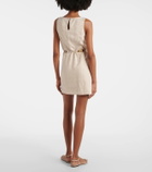 Faithfull Belted linen minidress