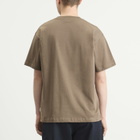 Norse Projects Men's Standard Heavy Loose T-shirt in Walnut