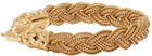 Emanuele Bicocchi Gold Flat Braided Bracelet