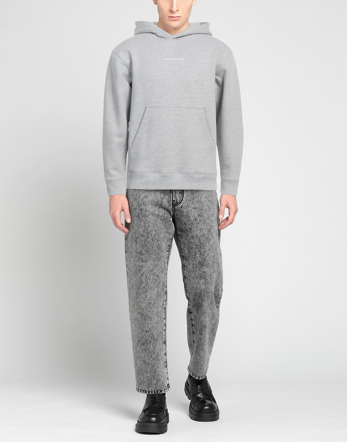 Maison Kitsuné Mens Sweatshirt in Light grey