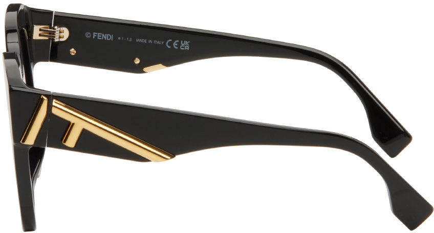 FENDI キャットアイサングラス ブラック FENDI CAT EYE SUNGLASSES | BLACK/BLACK PARLOUR X SYDNEY NEW