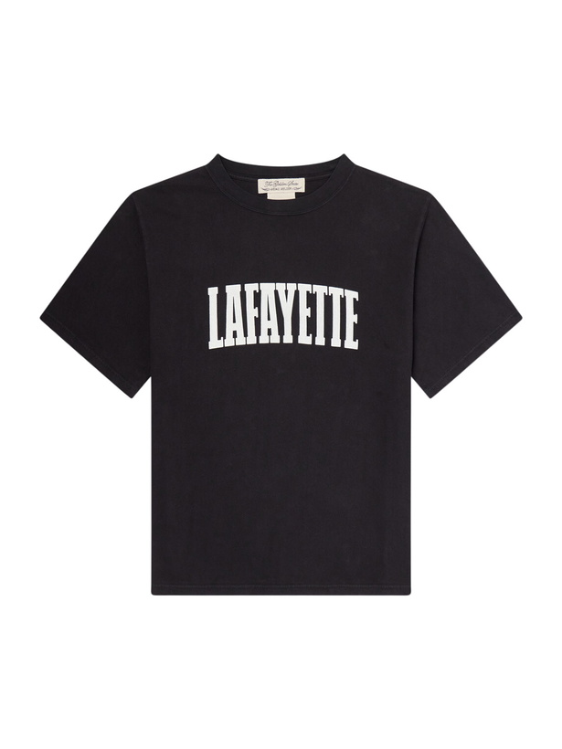 Photo: Remi Relief - Lafayette Printed Cotton-Jersey T-Shirt - Black