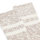 RoToTo Slub Stripe Stock in Smokey Purple
