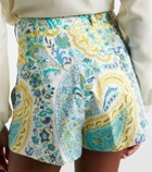 Etro Paisley cotton shorts