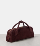 Alaïa Le Teckel suede clutch