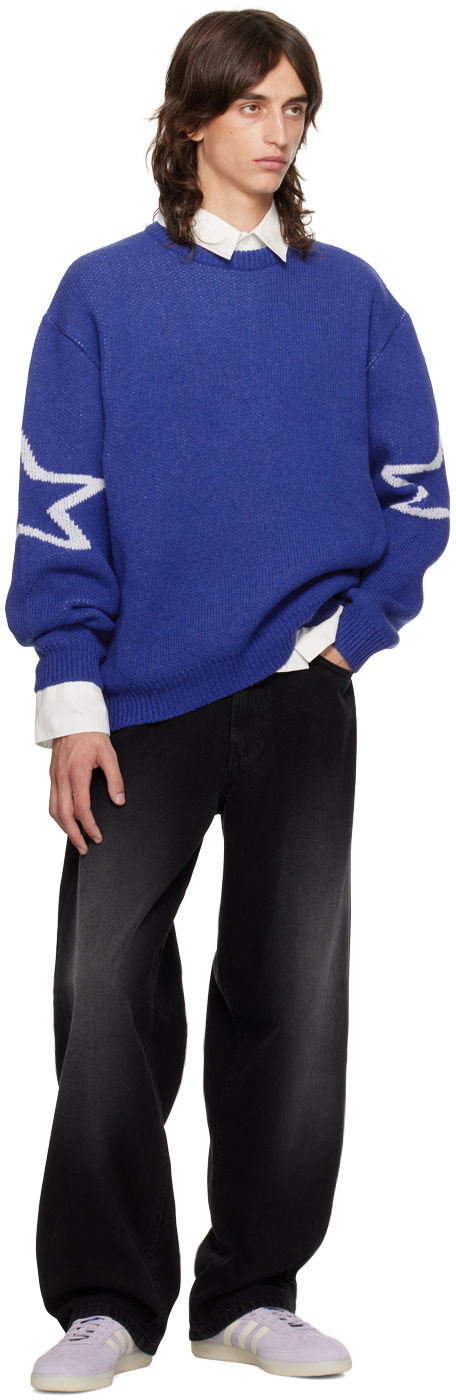 Carne Bollente Blue 'The S Word' Sweater