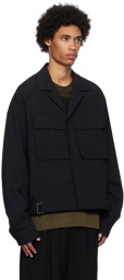 Juun.J Black Button Jacket