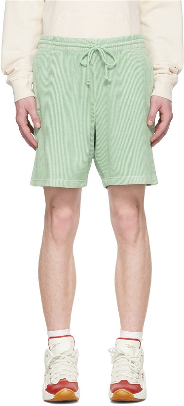 Photo: Reebok Classics Green Cotton Shorts