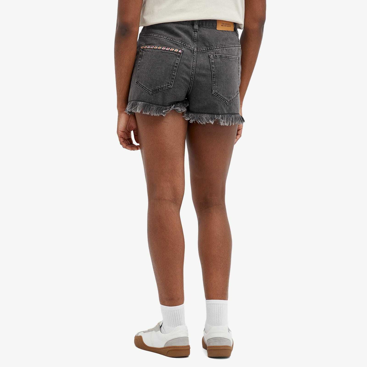 Isabel Marant Étoile Women's Lesia Embroidered Denim Shorts