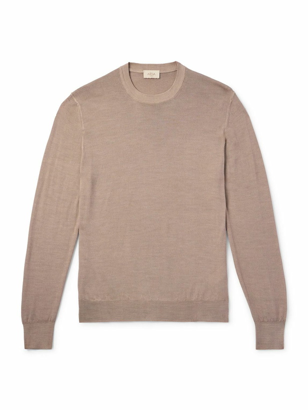 Photo: Altea - Garment-Dyed Merino Wool Sweater - Neutrals