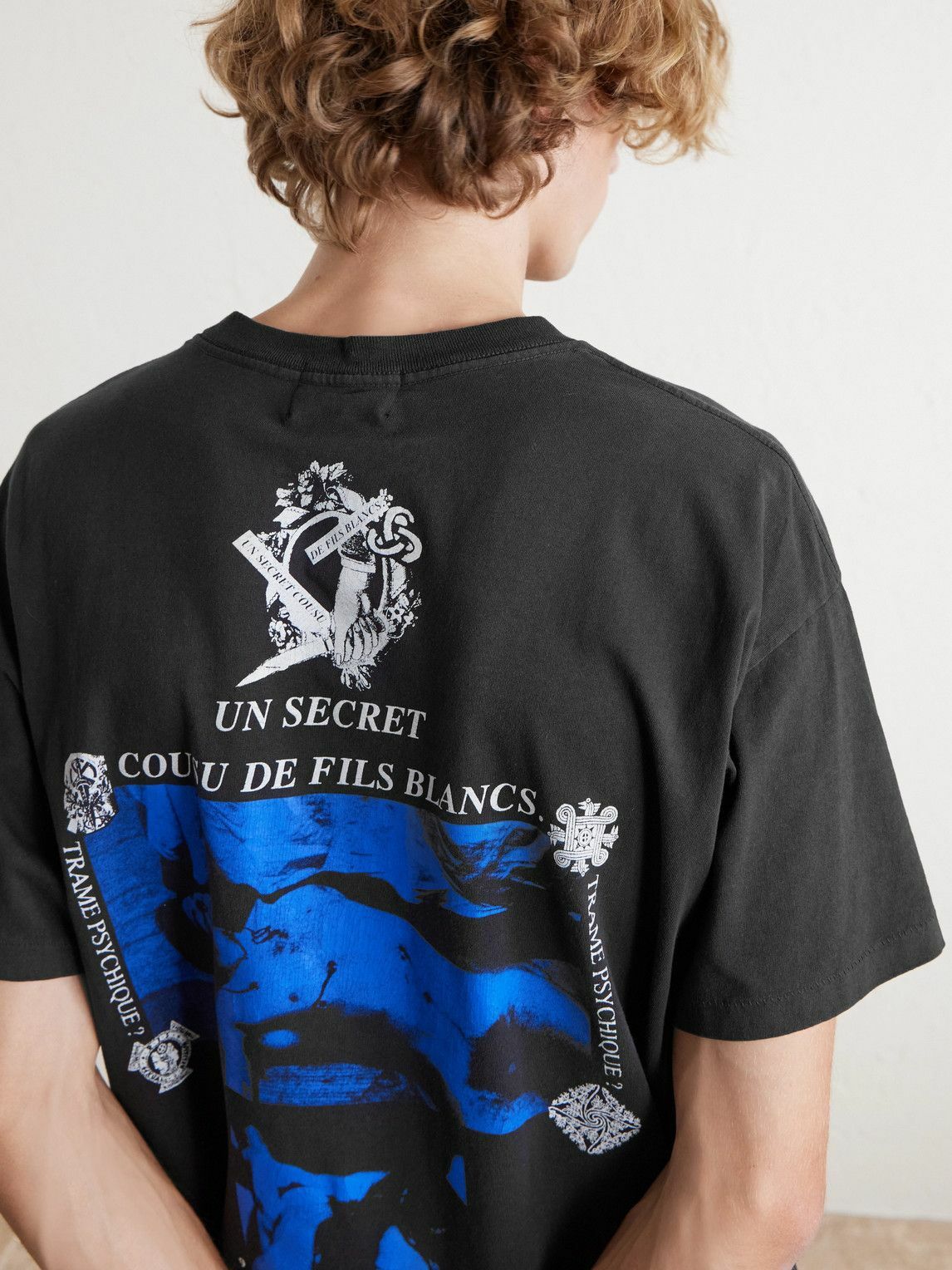 Enfants Riches Déprimés - Un Secret Printed Cotton T-Shirt - Black