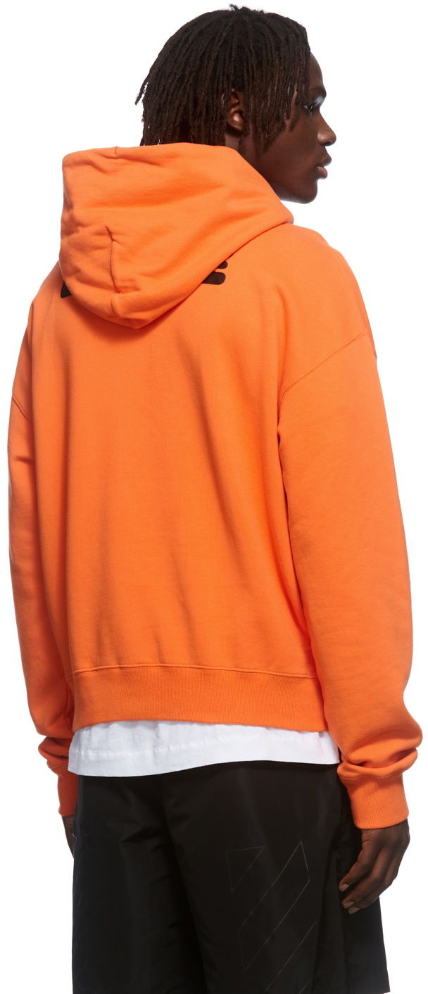 Off white orange hoodie hotsell