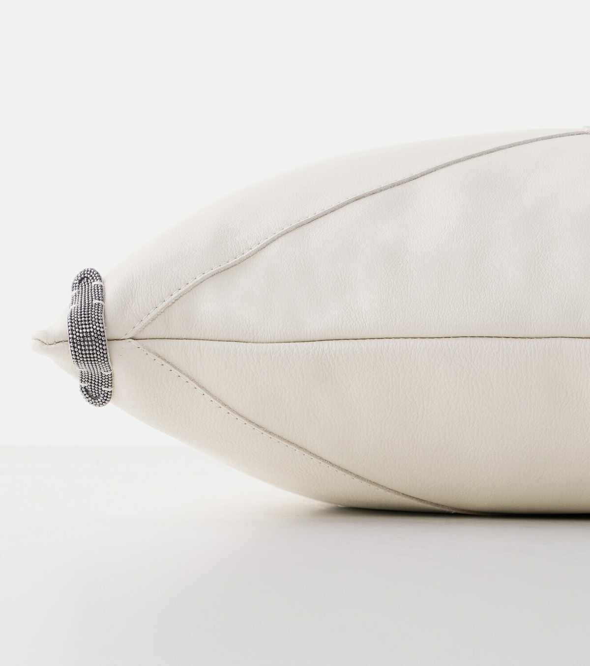 Brunello Cucinelli Monili leather cushion