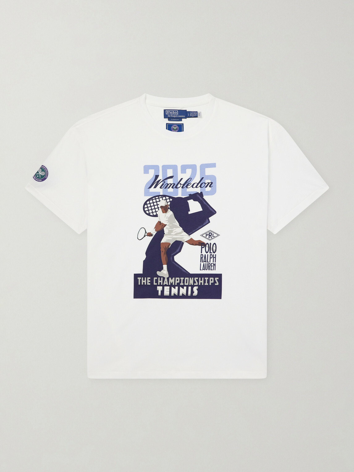Polo Ralph Lauren - Wimbledon Printed Cotton-Jersey T-Shirt - White