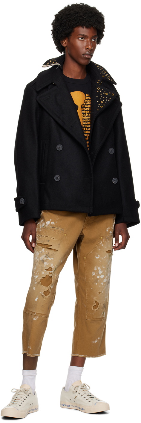 kolor Tan Distressed Jeans