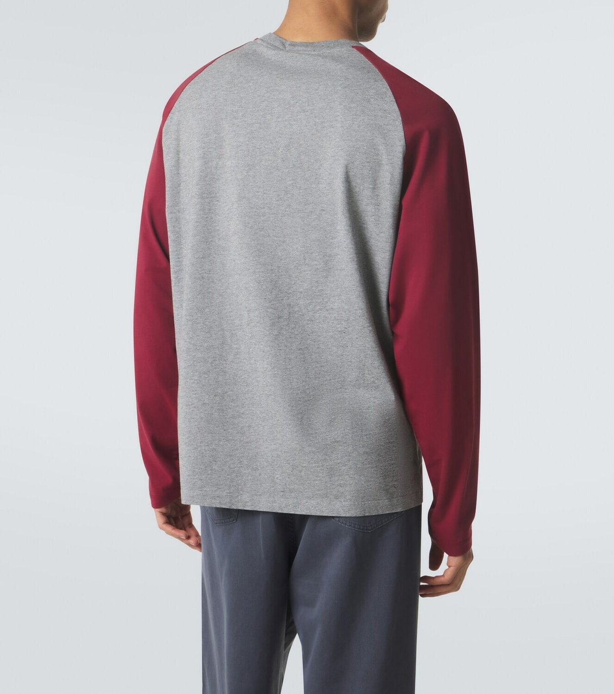 Miu Miu Logo cotton jersey Henley shirt