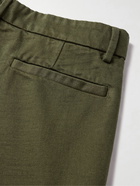 Barena - Fedoro Cotton-Twill Cargo Trousers - Green