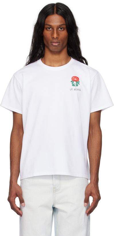Photo: le PÈRE White Flower T-shirt