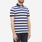 Polo Ralph Lauren Men's Striped Polo Shirt in Newport Navy/White