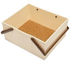 Hachiman Omnioffre Stacking Storage Box - Large in Beige/Brown