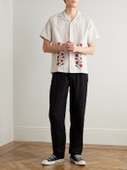 Vilebrequin - Pacha Straight-Leg Linen Drawstring Trousers - Black