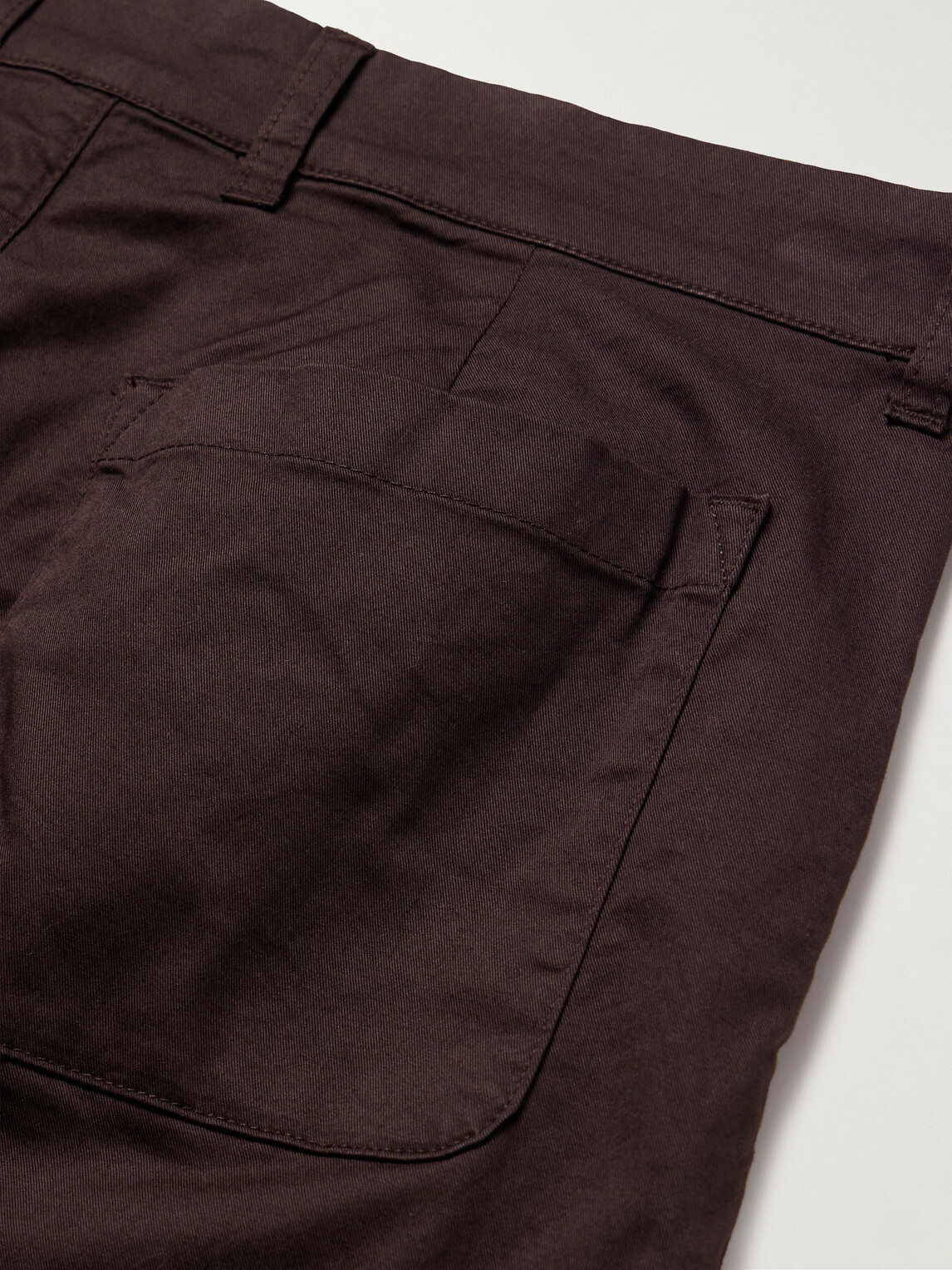NN07 - Mylo 10021 Straight-Leg Organic Cotton-Blend Twill Trousers - Brown