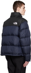 The North Face Navy & Black 1996 Retro Nuptse Down Jacket