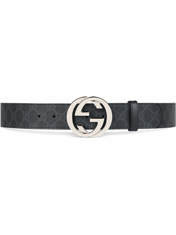 Photo: GUCCI - Gg Supreme Leather Belt