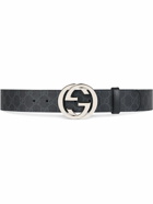 GUCCI - Gg Supreme Leather Belt