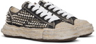Maison MIHARA YASUHIRO Black Peterson23 OG Sole Studded Canvas Low-Top Sneakers