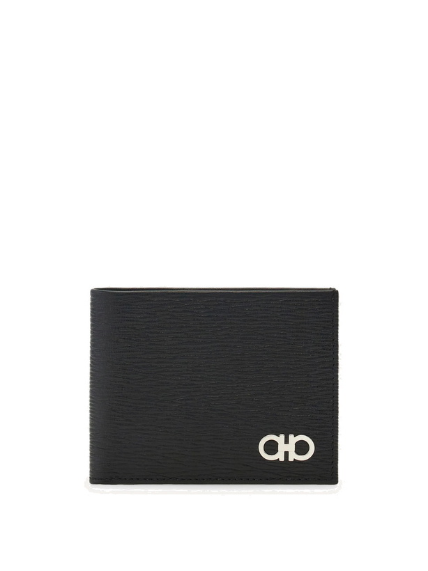Photo: Ferragamo Mens Gancini wallet in Black