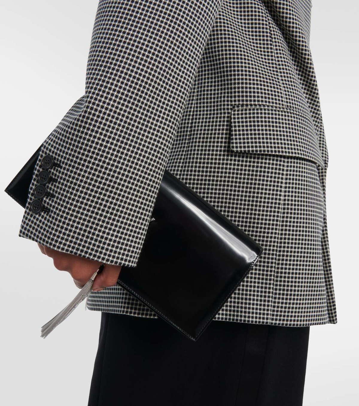 Saint Laurent fall '23 oversized wool power blazer, cream, 8-14 main image 0