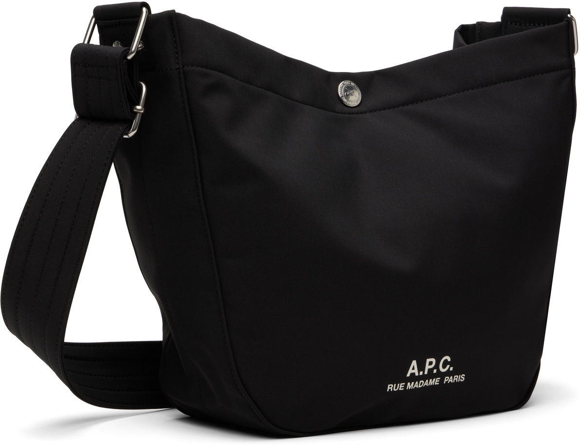 A.P.C. Black Journal Satchel Bag