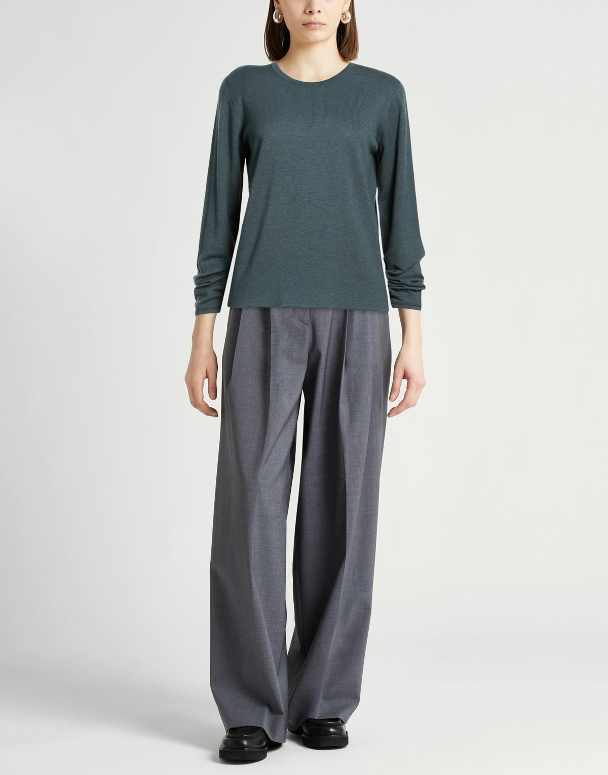 Majestic Filatures Womens Sweater Dark in Green