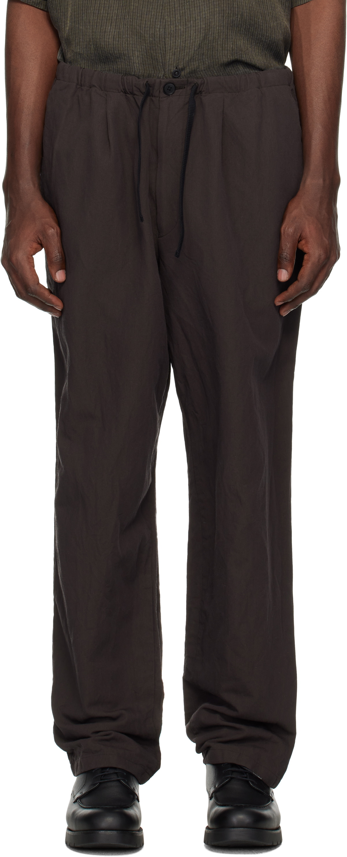 KAPTAIN SUNSHINE Black Walk Easy Trousers Kaptain Sunshine