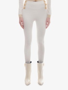 Balmain Leggings Beige   Womens