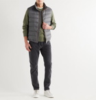 Brunello Cucinelli - Quilted Nylon Down Hooded Gilet - Gray