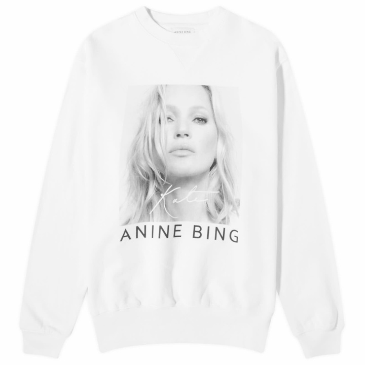 Photo: Anine Bing Women's Ramona Kate Moss Sweatshirt in White