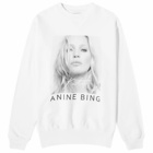 Anine Bing Women's Ramona Kate Moss Sweatshirt in White