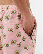 Oas Avocado Swim Shorts Pink - Mens - Swimwear