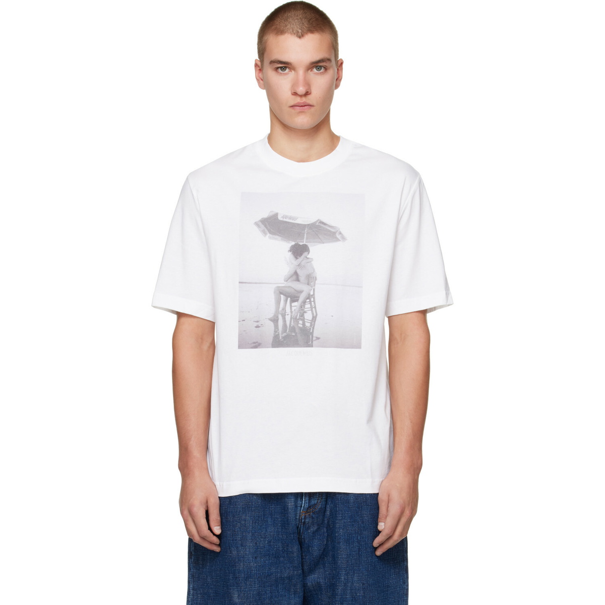 Raf Simons White Any Way Out of This Nightmare Easy Fit T-Shirt