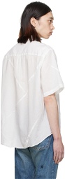 UNDERCOVER White Pinched Seam Shirt