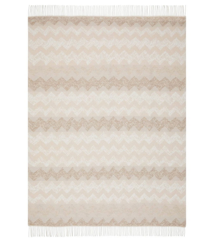 Photo: Missoni Gessetti Zig Zag wool-blend throw